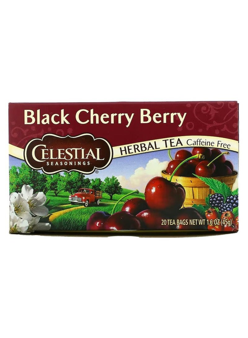 herbal tea black cherry berry caffeine free