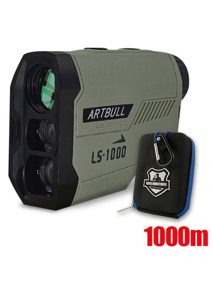 Outdoor golf laser rangefinder telescope 1000 meters height measurement and angle measurement