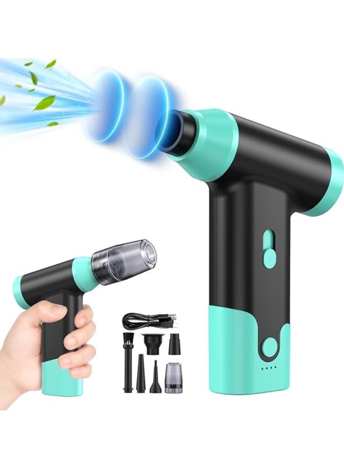 Compressed Air Duster 150000 RPM Electric Air Duster,Powerful Brushless and Coreless Motor Compressed Air Duster for Computer Keyboard Camera Car Home Cleaning