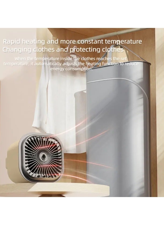 Portable Clothes Dryer with Rapid Heating – Large Capacity Clothes Heater Machine for Fast Drying