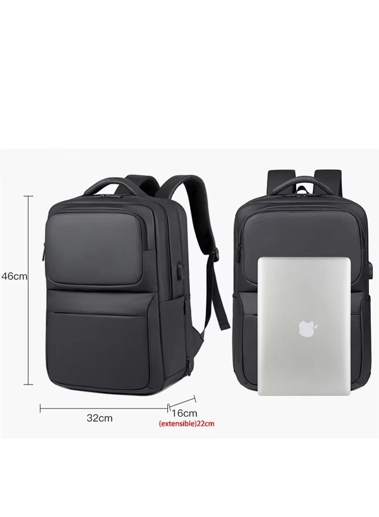 Skycare Sturdy Commuter Backpack for Work, 15.6 inch Laptop Bag for Men Women Working Business Traveling GYM