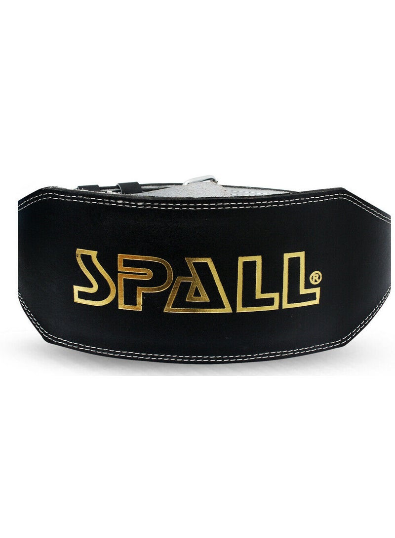 Weight Lifting Leather Belt Lower Back Support 6 Inches Wide Adjustable Buckle For Bodybuilding Home Gym Workouts Squats Strength Training And Fitness Exercise For Men And Women