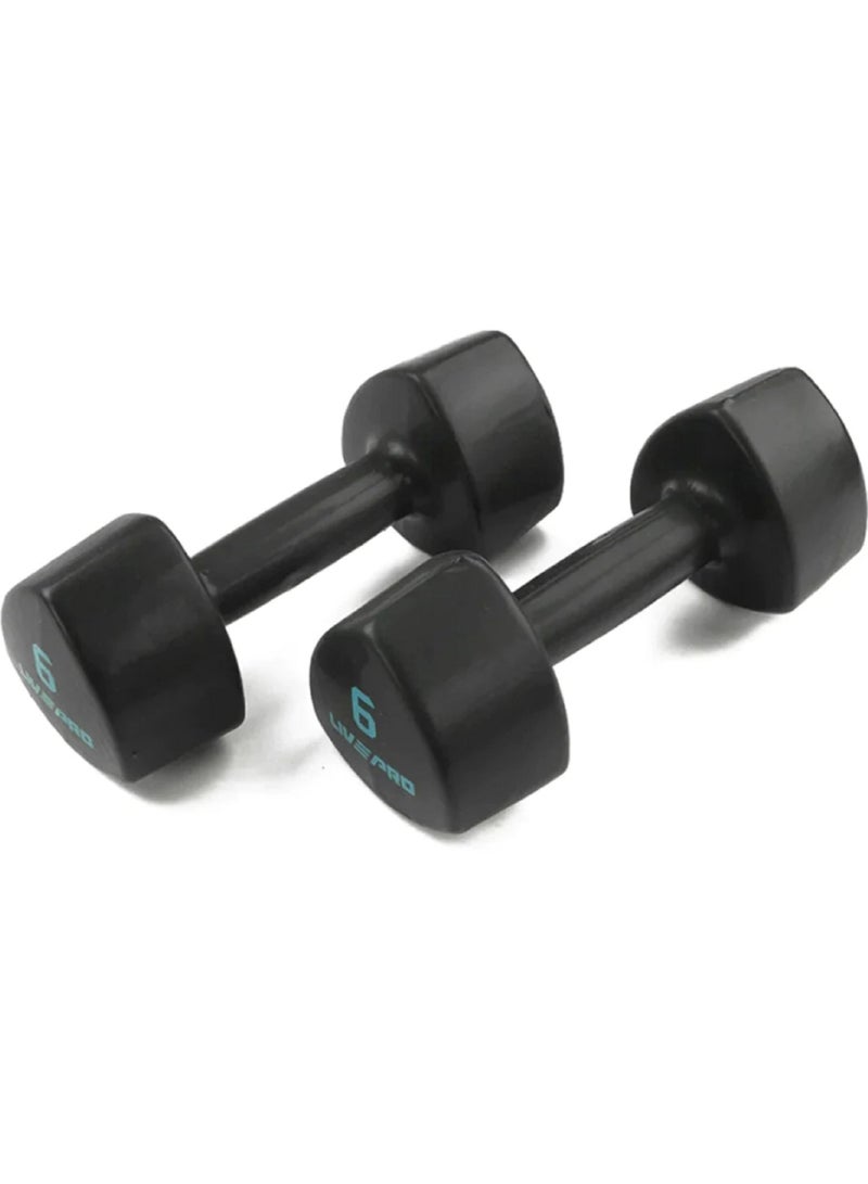 LivePro Studio Dumbbells 6 kg