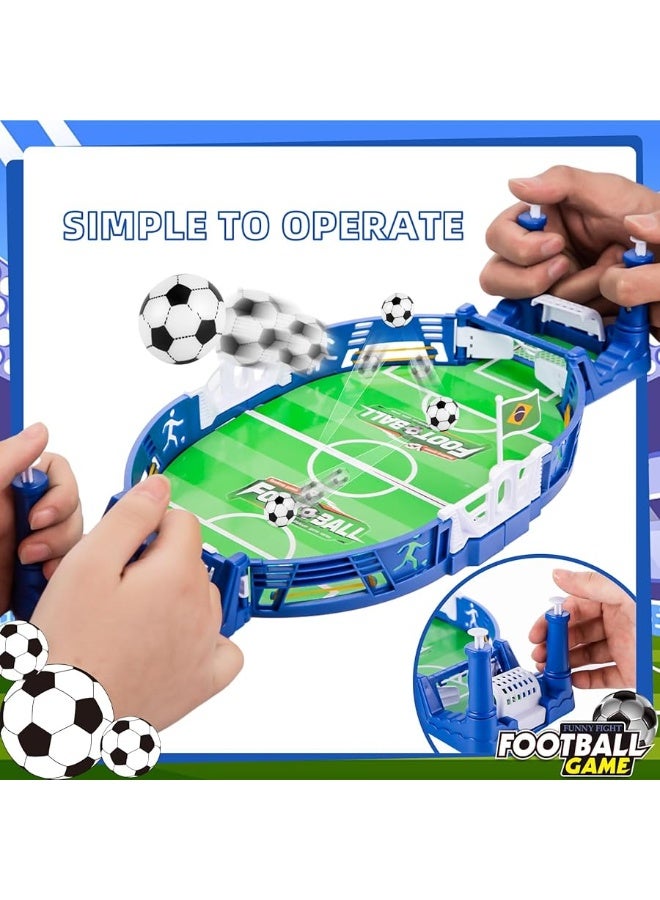 3 otters Tabletop Soccer Game Set, Mini Football Soccer Game Board for Foosball Pinball Kids Adults Interactive Game Room Family Night