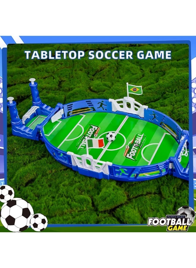 3 otters Tabletop Soccer Game Set, Mini Football Soccer Game Board for Foosball Pinball Kids Adults Interactive Game Room Family Night