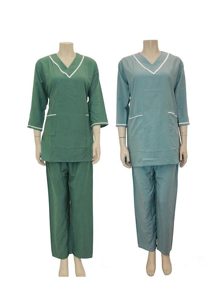 2 Pieces Uniform Cleaning Suit for Domestic