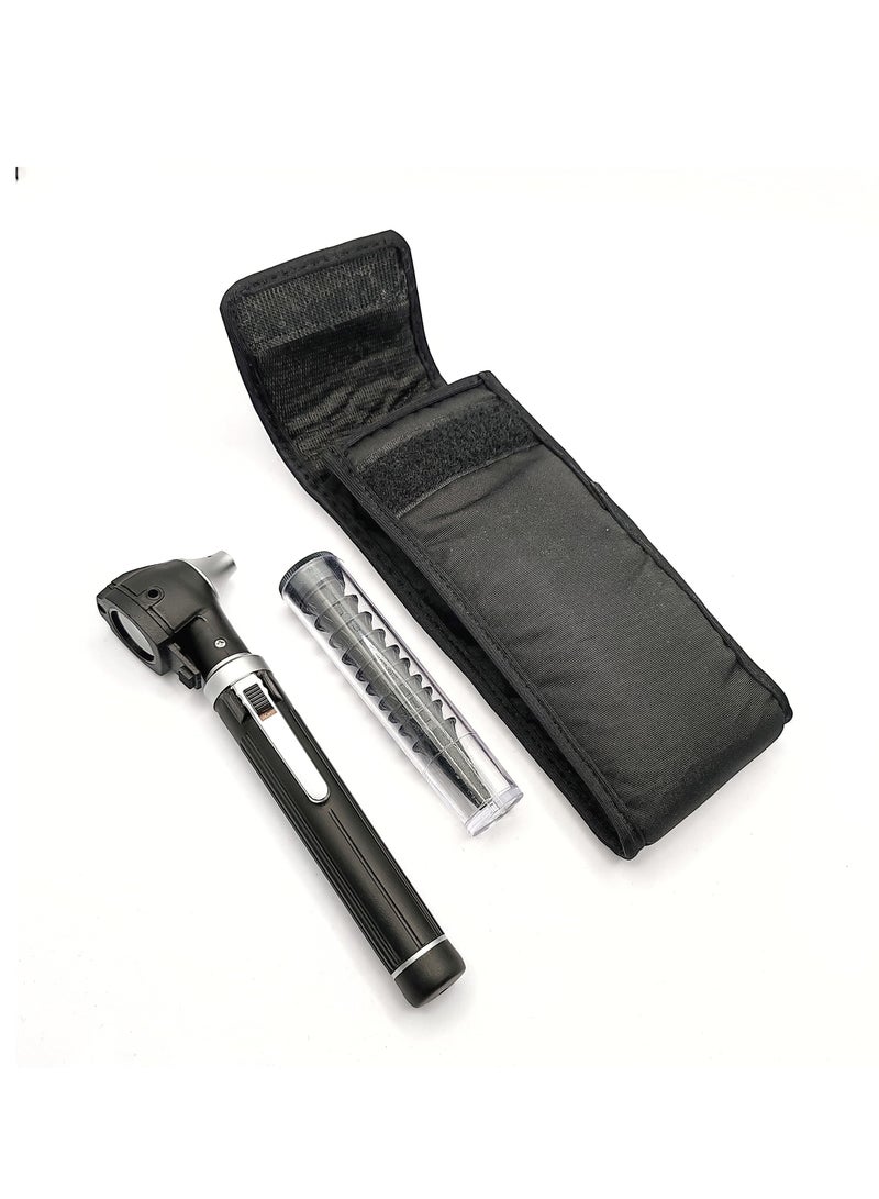 Medical Black Optical Fiber Inspection Otoscope