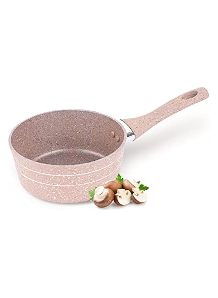 16CM Granite Coated Smart Saucepan/Beige, Multi