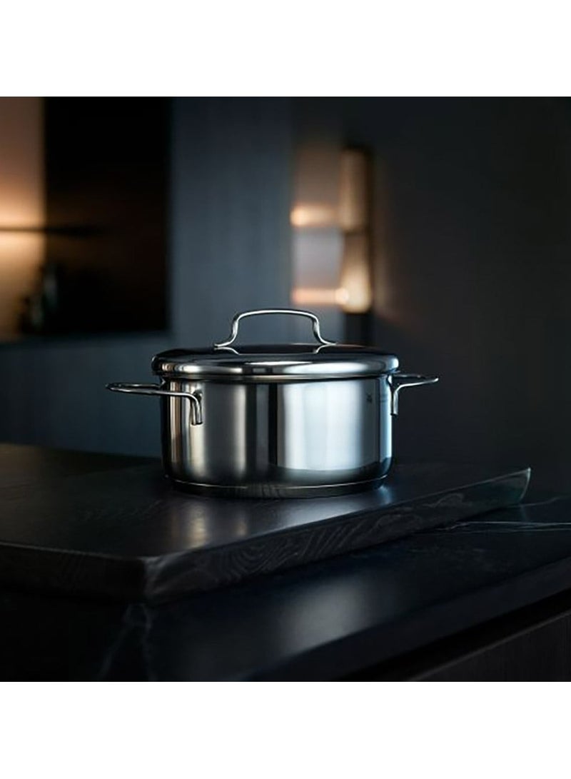 Stainless Steel Mini Casserole 16Cm Cookware Metal Lid