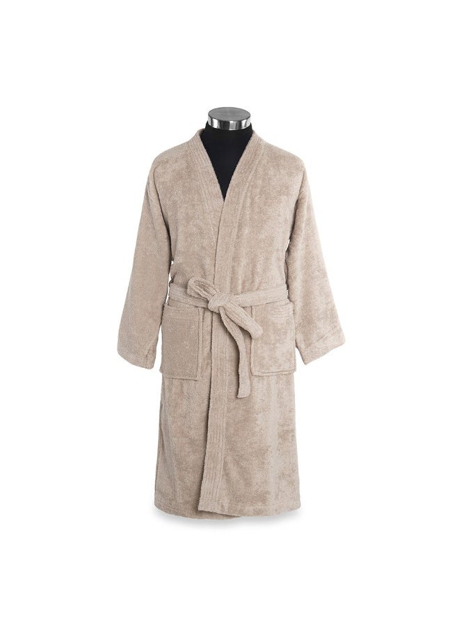 Urbanliving Bathrobe Beige - Large/Xtra Large