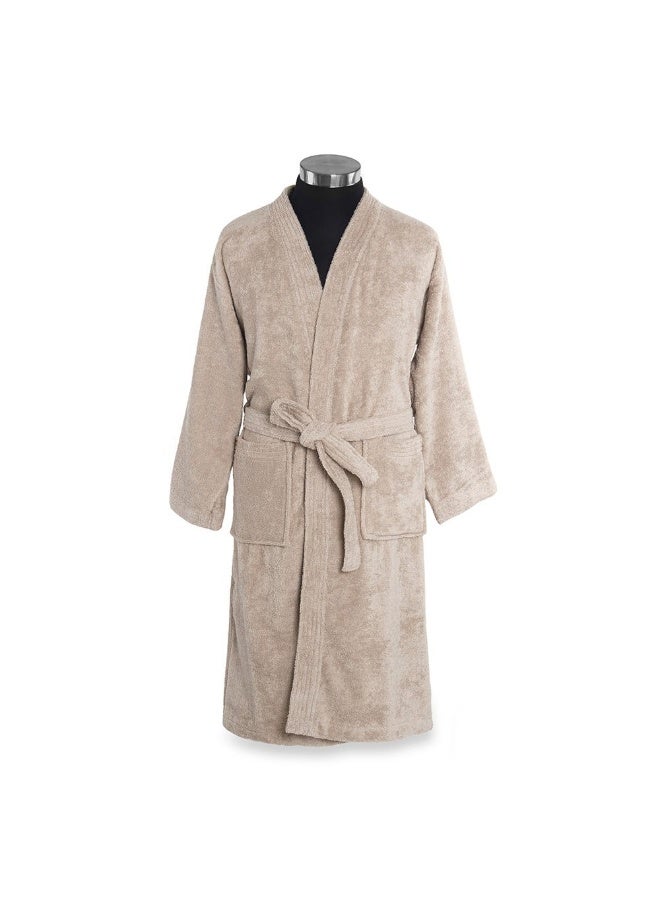 Urbanliving Bathrobe Beige - Small/Medium