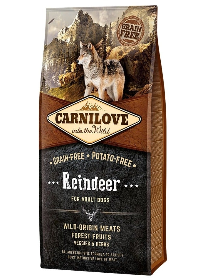 Carnilove Reindeer for Adult Dogs dry food 12kg