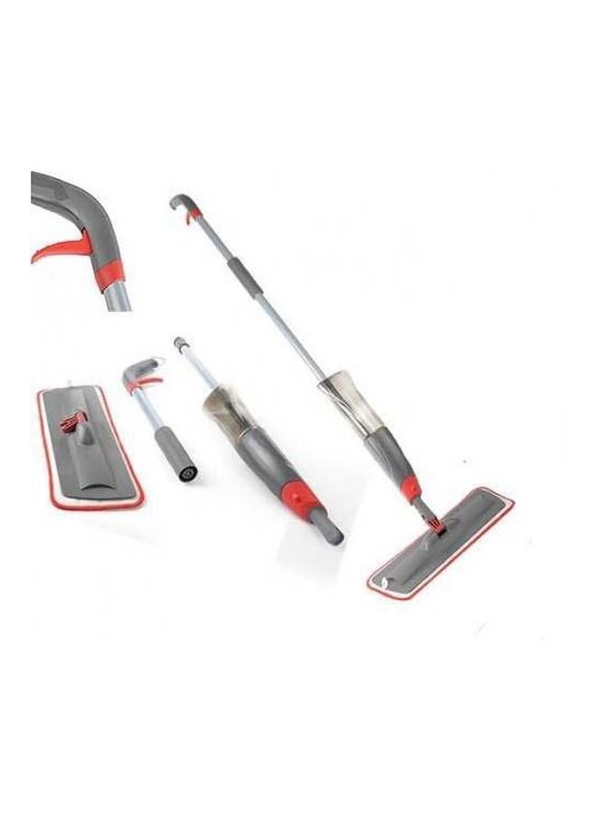 Floor Spray Mop Grey/Red/Silver