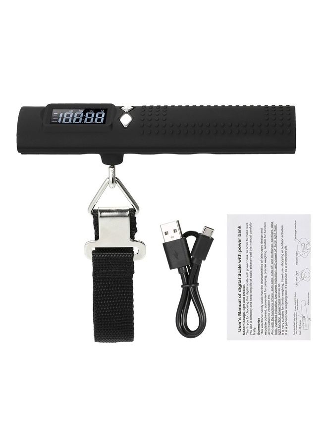 Portable Digital Luggage Scale H23900 Black/White