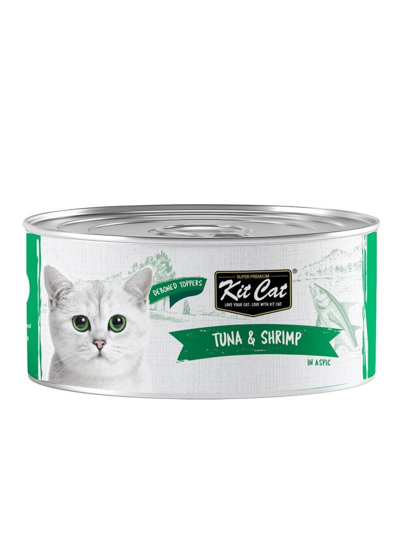 Kit Cat Deboned Tuna & Shrimp Toppers 80g