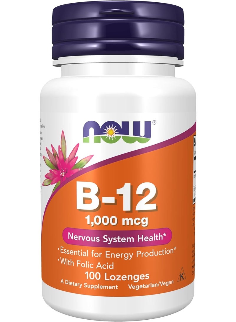 B-12 1000Mcg Dietary Supplement - 100 Lozenges