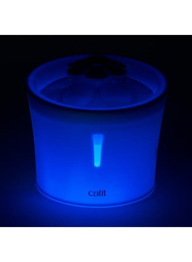 Catit Flower Fountain with LED Nightlight