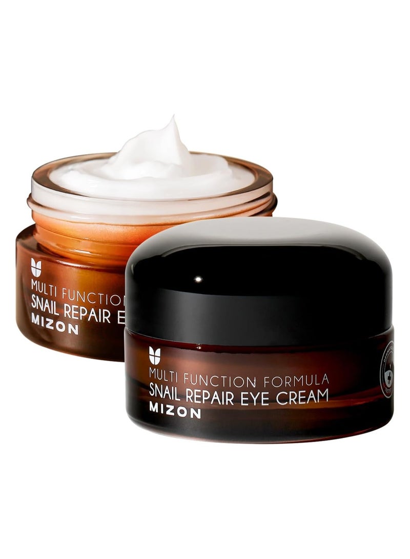 SNAIL REPAIR EYE CREAM 25ml Korean Skincare Regenerating Eye Cream Anti Aging and Dark Circle Treatment Radiance and Firmness Snail Secretion Extract