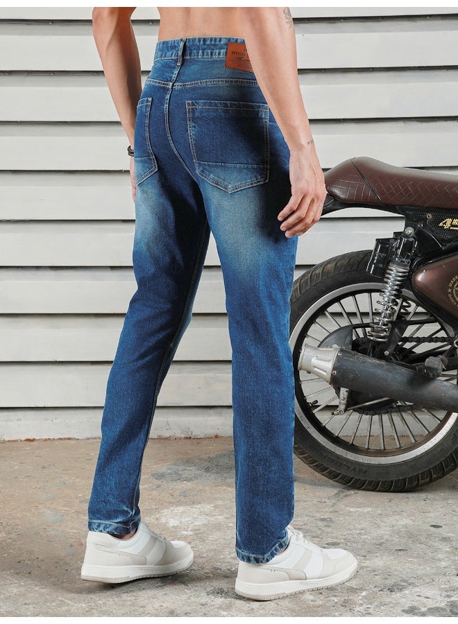 Men’s Straight Tapered Indigo Jeans – Fashionable and Comfortable