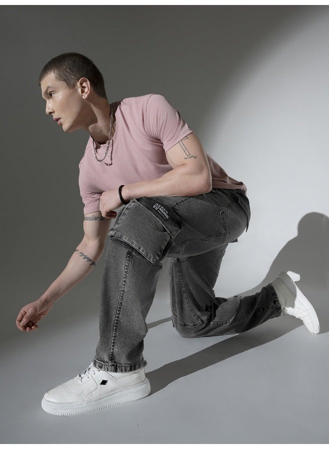 Men's Grey Jeans - Sleek and Versatile for All Occasions