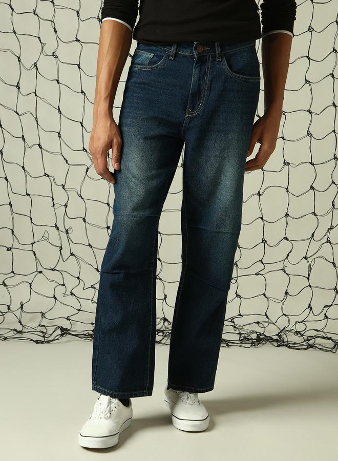 Men Indigo Jeans - Loose Fit Stylish and Comfortable