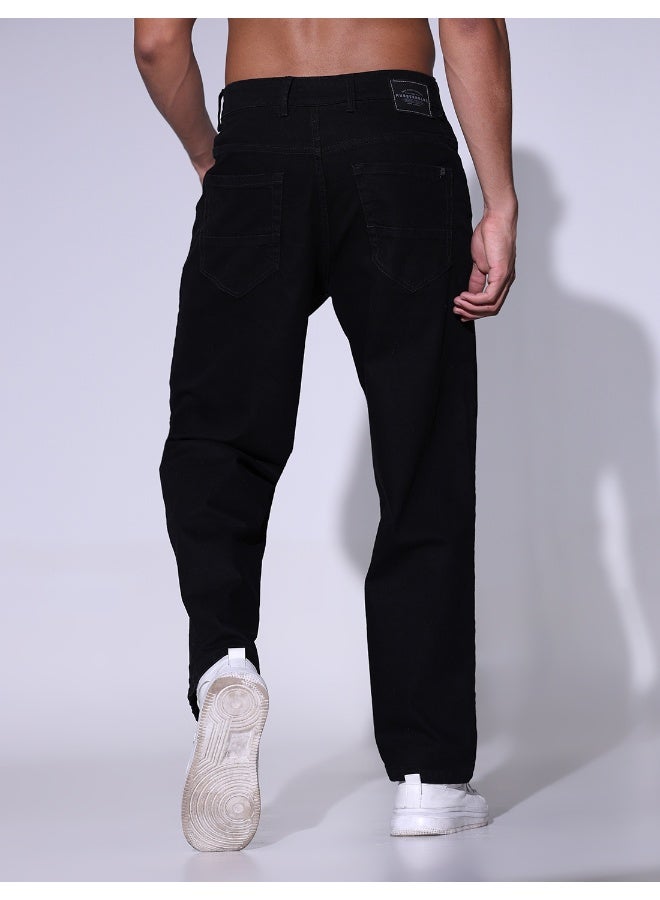 Men Black Jeans - Sleek and Versatile for All Occasions