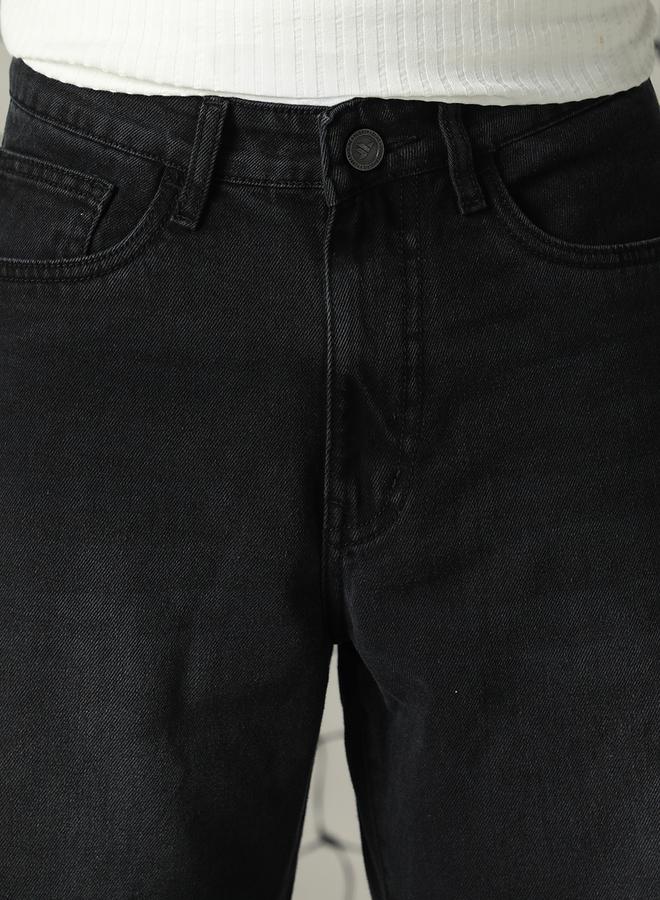 Men Black Jeans - Loose Fit for Comfortable Everyday Wear