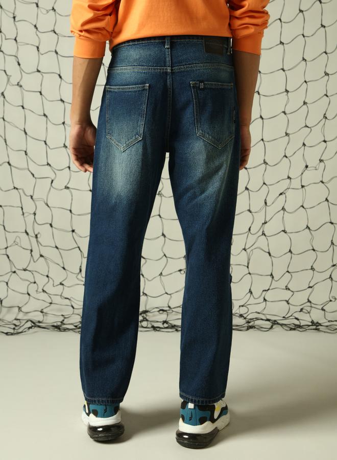 Men Indigo Jeans - Loose Fit with a Casual Look