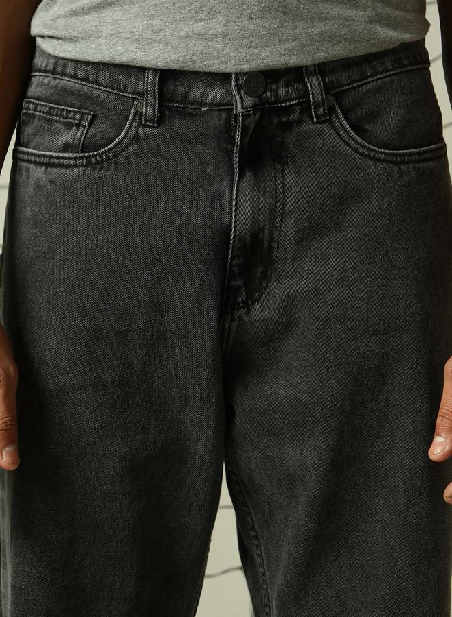 Men Black Jeans - Loose Fit for Ultimate Comfort and Style