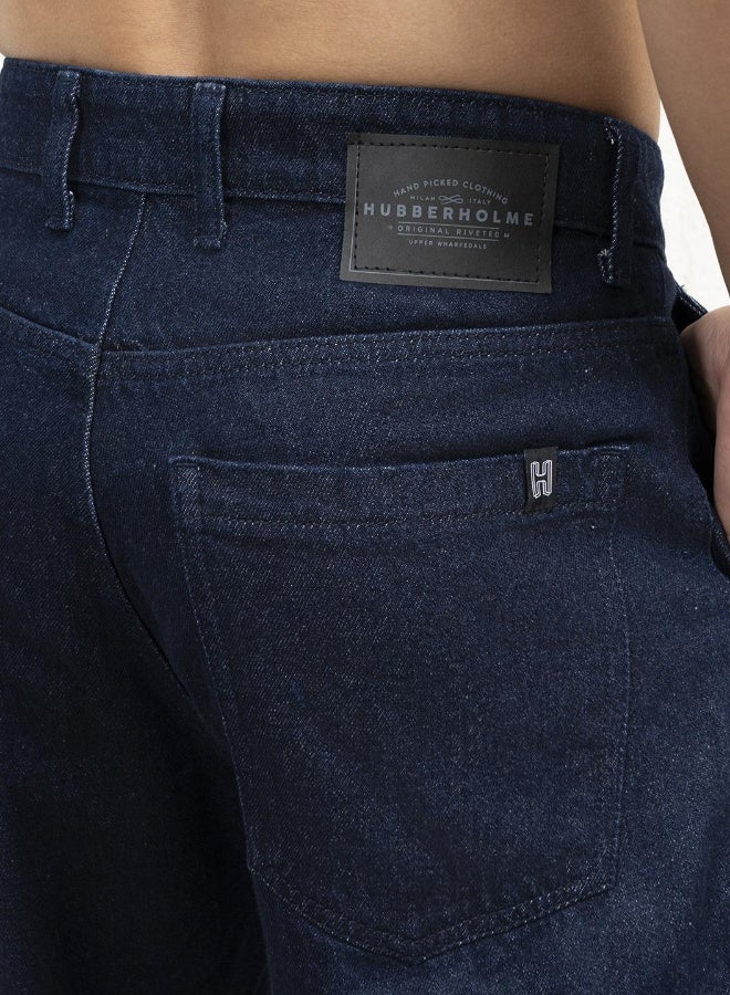 Men Indigo Jeans - Relaxed Tapered for Effortless Style