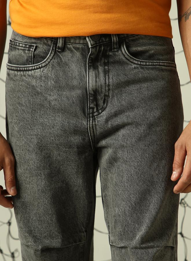 Men Grey Jeans - Loose Fit for Effortless Style