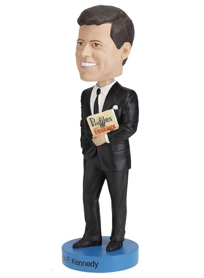 Royal Bobbles John F. Kennedy Bobblehead, Premium Polyresin Lifelike Figure, Unique Serial Number, Exquisite Detail