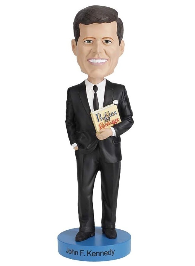 Royal Bobbles John F. Kennedy Bobblehead, Premium Polyresin Lifelike Figure, Unique Serial Number, Exquisite Detail