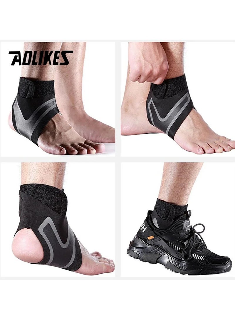 Ankle Support Brace High Protect Ankle Brace Support Wrap Adjustable Elastic Foot Bandage for Sprain Prevention Sports and Fitness Protection