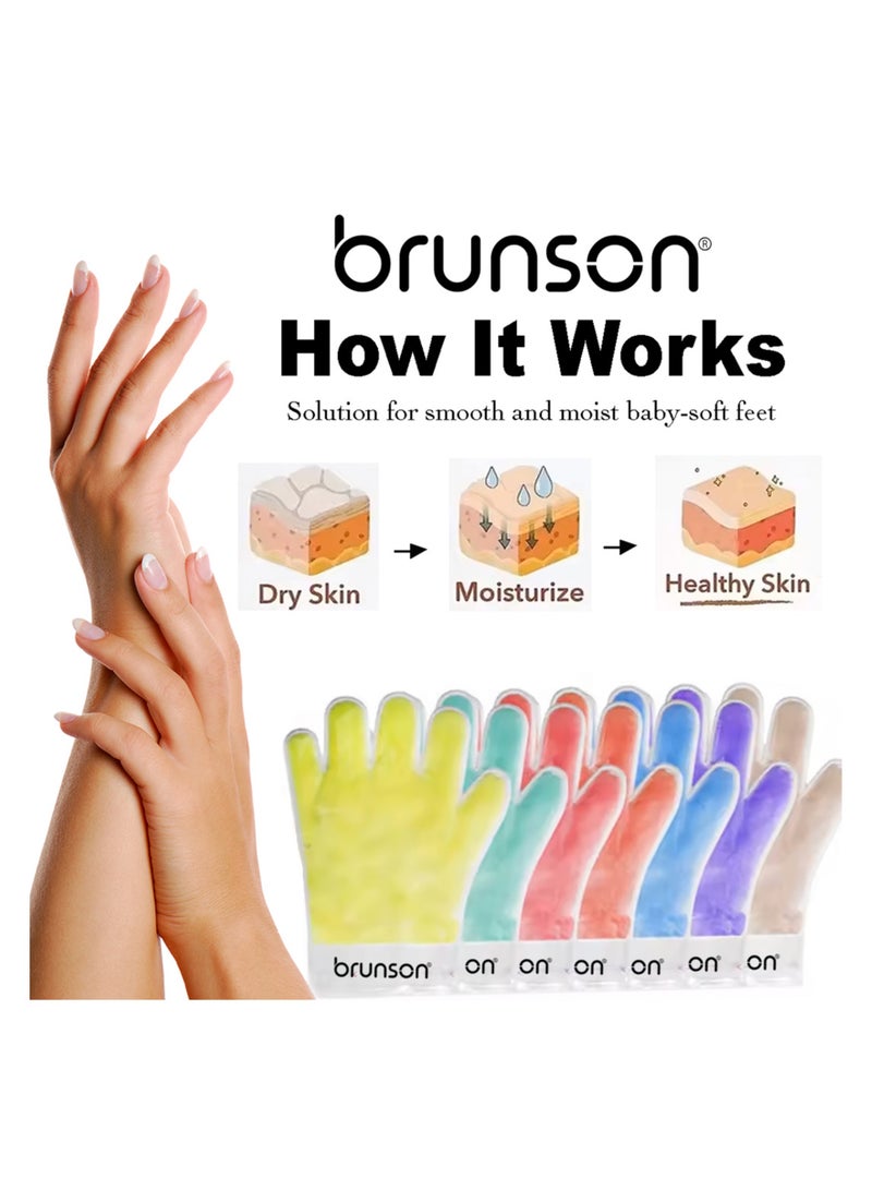 Paraffin Wax Gloves for Hand Manicure Nourishing Gloves Paraffin Wax For Moisturizing Hydrating Hands Scented Disposable Microwaveable Thermal Therapy Soft Smooth Deeply Hydrates Wax Therapy