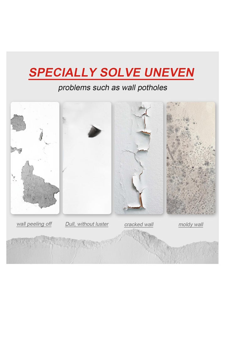 Waterproof Wall Repair Paste with Scraper, 2 PCS 300g Drywall Patch Repair Kit, Wall Repair Putty, Wall Patching Pastes, Wall Mending Agent for Home Wall, Plaster Dent & Wood Scratch Repair