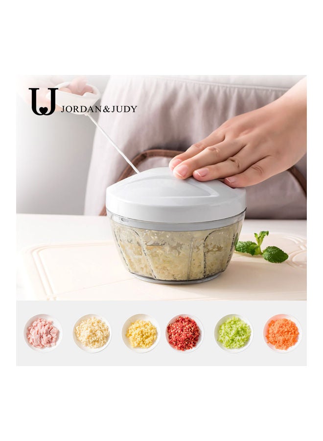 Manual Food Chopper Grey/Clear