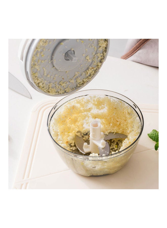 Manual Food Chopper Grey/Clear
