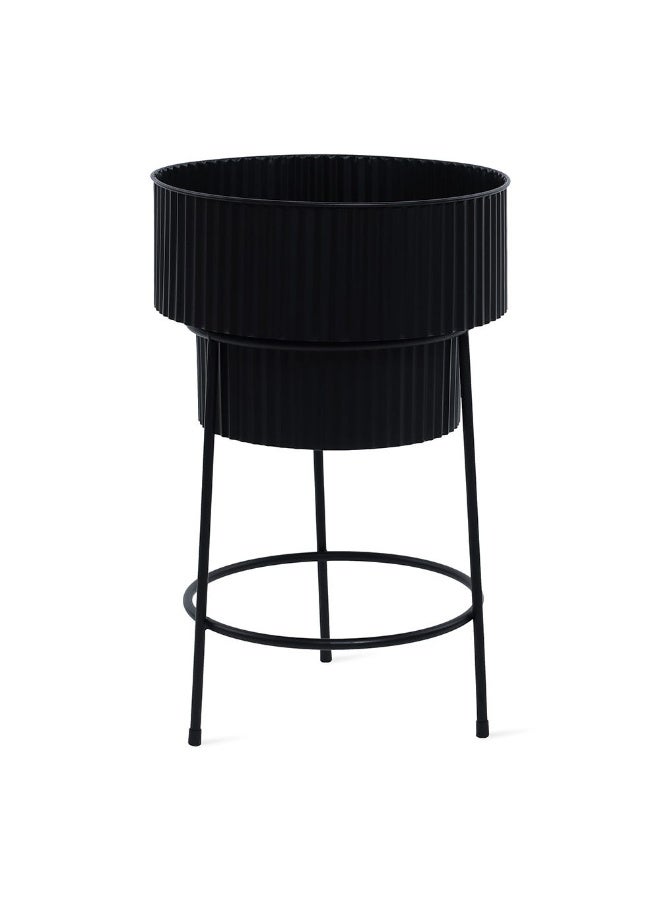 Finn Plant Stand Black - 33X52 Cm