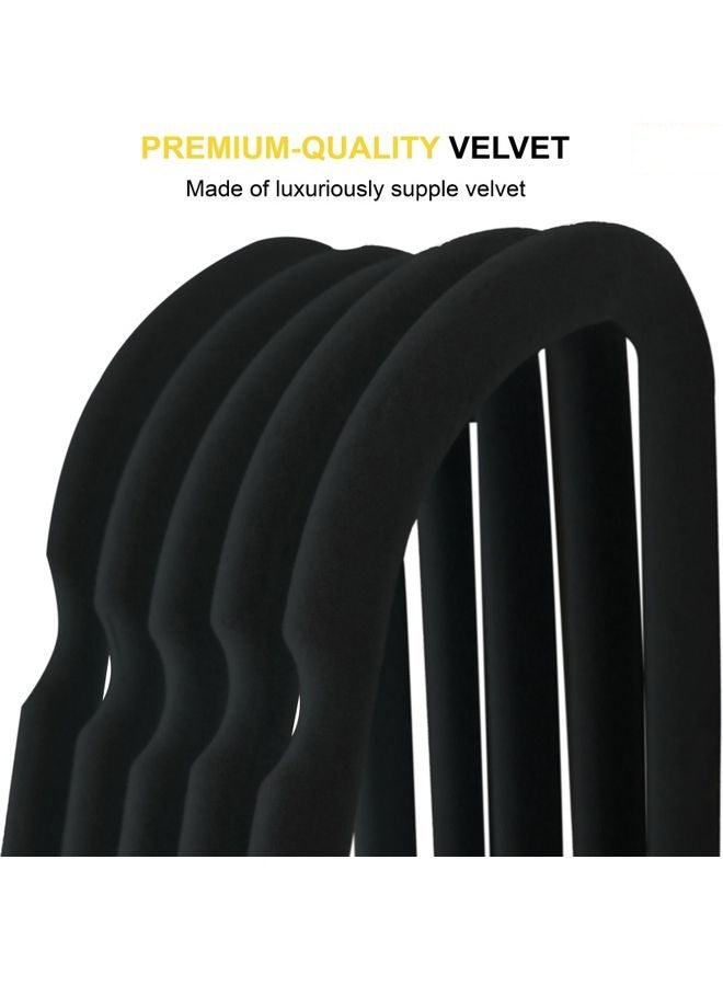 50-Piece Non-Slip Velvet Cloth Hanger Set