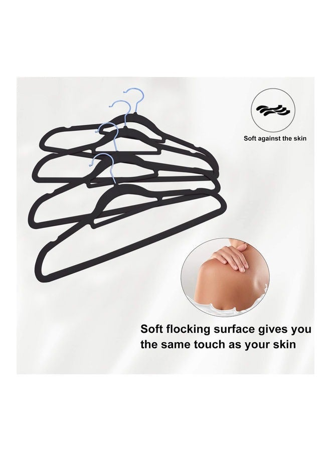 50-Piece Non-Slip Velvet Cloth Hanger Set