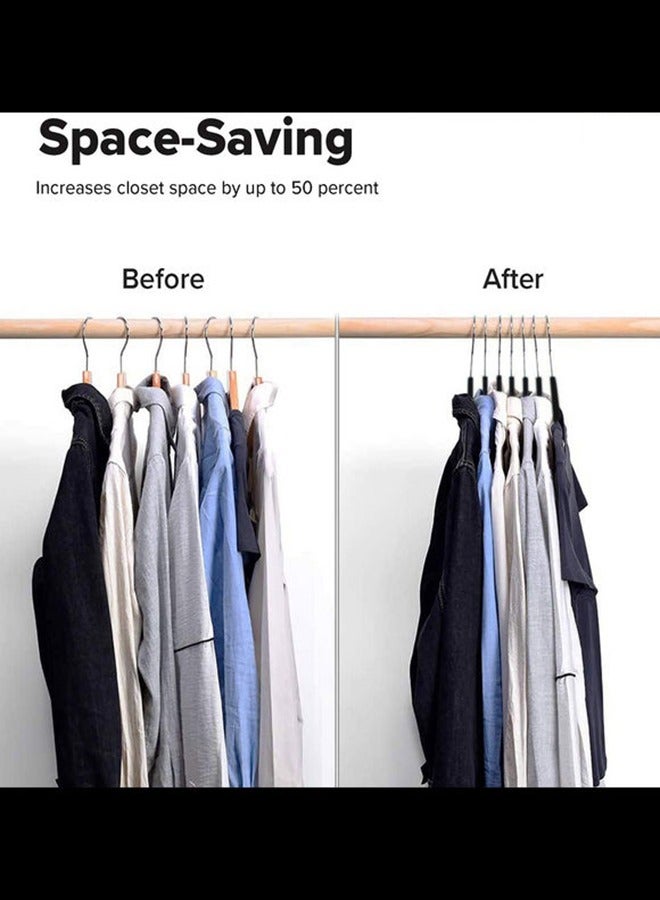 50-Piece Non-Slip Velvet Cloth Hanger Set