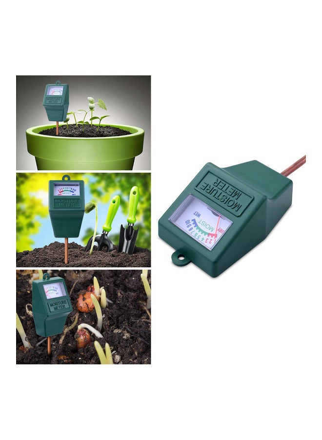 Indoor And Outdoor Soil Moisture Meter Green