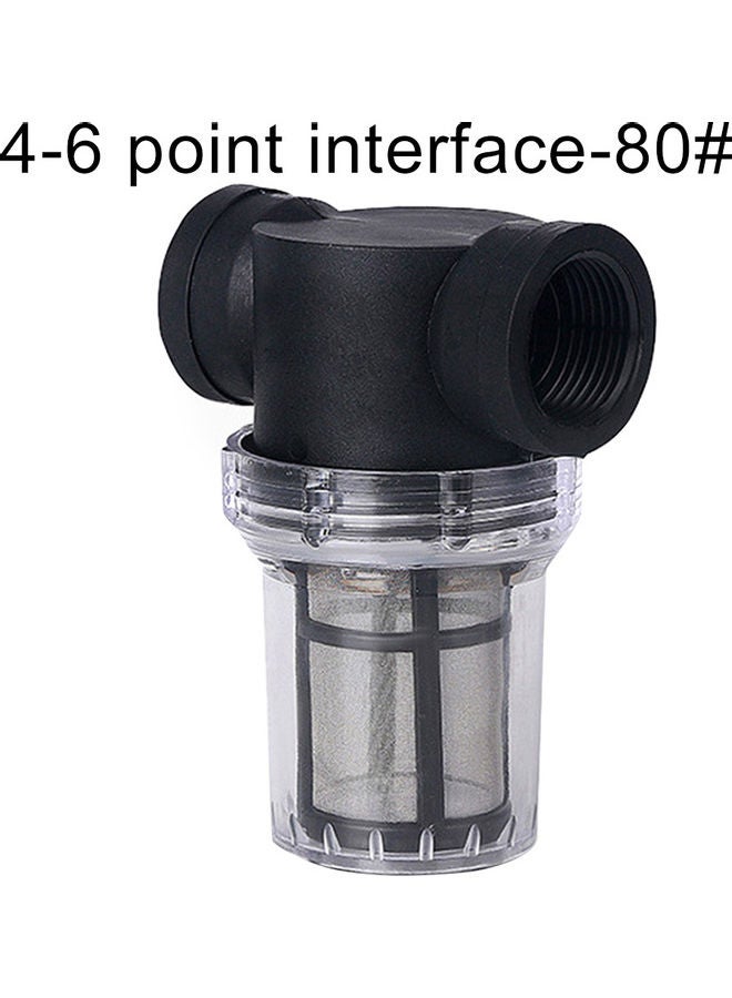 Irrigation Pipe Filter Pump Purification Tool Clear/Black