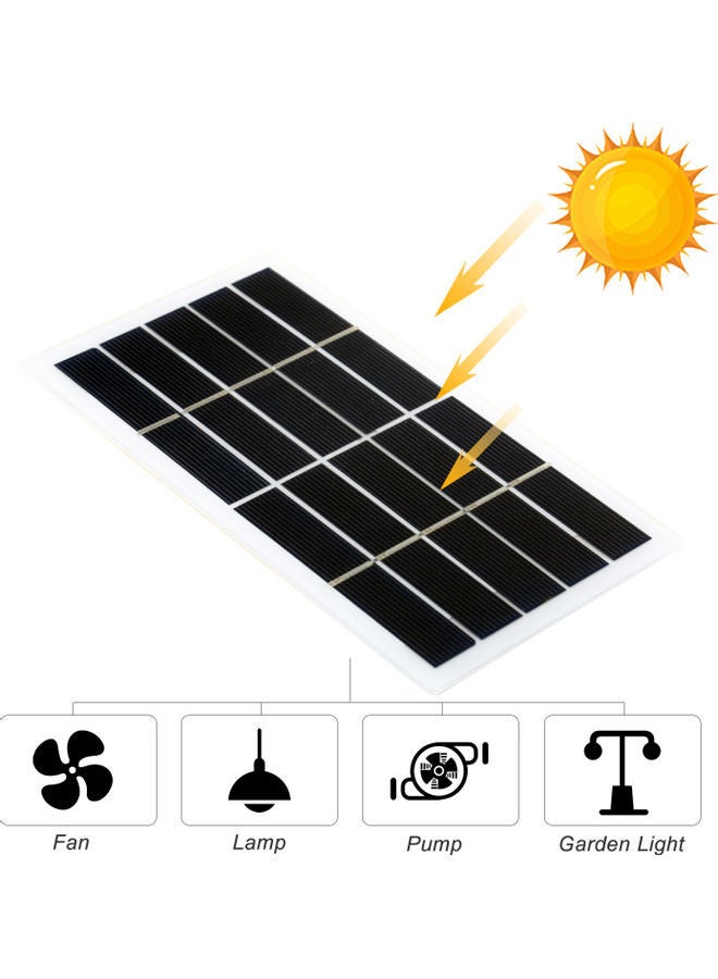 Small Solar Panel Black