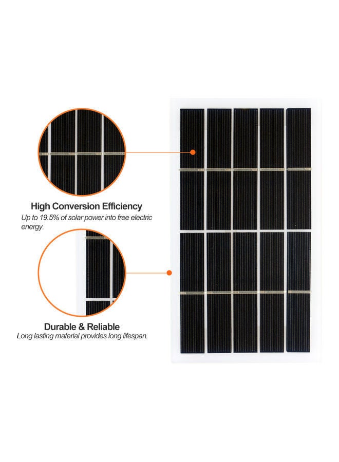 Small Solar Panel Black