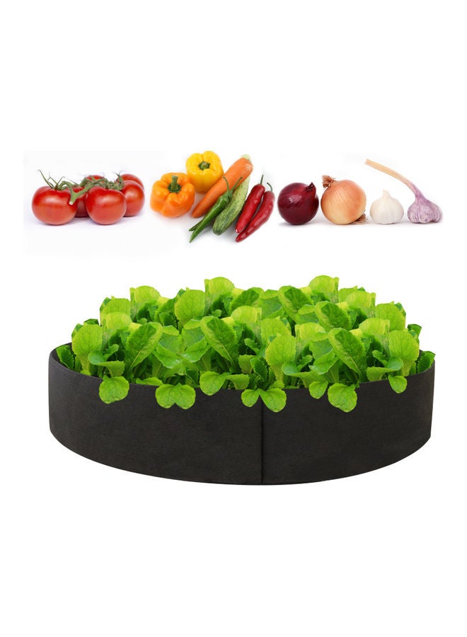 Round Planter Bag Black