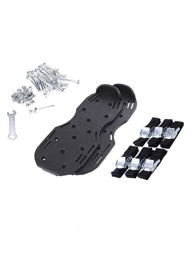 63-Piece Aerator Shoes Effective Tool Set Black/Silver