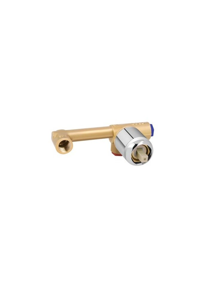 DIAMANTE CONCEALED PARTOF DIVERTER FOR WALL MOUNTED BASIN MIXER