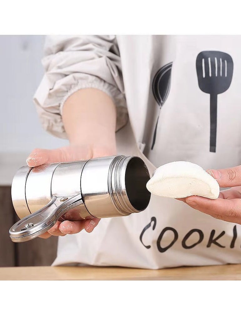 Pasta Maker Noodle Maker with 6 Mould Manual Pasta Machine Stainless Steel Ramen Noodle Press Spaghetti Maker Portable Pasta Machine Tools Suitable for Travel Picnic Camping Home